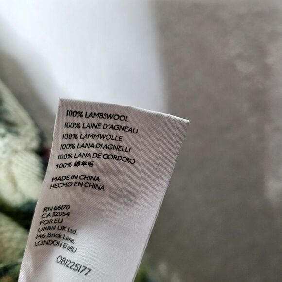 Anthropologie Catch of the Day Cable Knit Lambswool Sweater Size XL - Picture 8 of 9